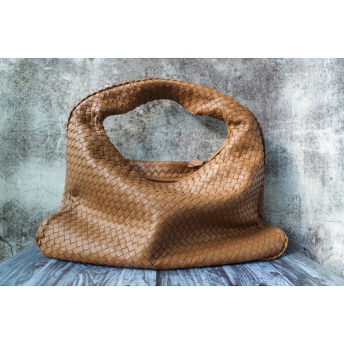 Bottega Veneta Intrecciato Leather Shoulder Bag 5693 Brown Bottega Veneta Intrecciato Leather Shoulder Bag 5693 Brown