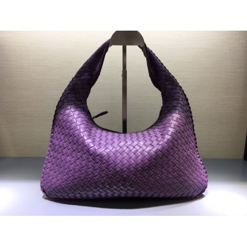 Bottega Veneta Lambskin Shoulder Bag 5091 Purple Bottega Veneta Lambskin Shoulder Bag 5091 Purple