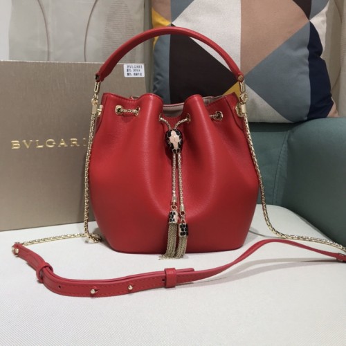 Bvlgari Serpenti Forever Bucket Bag B287614 Red Bvlgari Serpenti Forever Bucket Bag B287614 Red