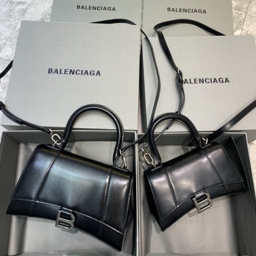 Balenciag Hourglass Bag In Black/S Balenciag Hourglass Bag In Black/S