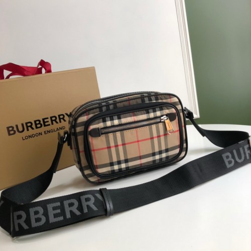Burberry Vintage Check and Leather Crossbody Bag Burberry Vintage Check and Leather Crossbody Bag