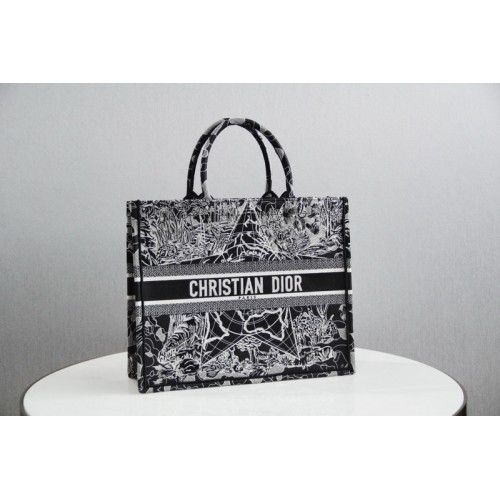 Dior Book Tote Around The World In black Dior Book Tote Around The World In black