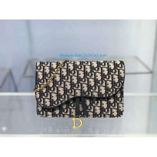 Dior Saddle Wallet Oblique Jacquard Dior Saddle Wallet Oblique Jacquard