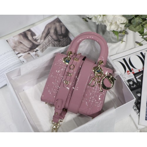 Dior My ABCDior Bag Patent leather M0538 Pink Purple Dior My ABCDior Bag Patent leather M0538 Pink Purple