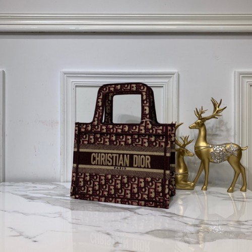 Dior Mini Book Tote Crimson Dior Oblique Embroidery Dior Mini Book Tote Crimson Dior Oblique Embroidery