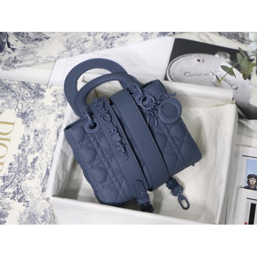 Dior My ABCDior Bag Ultra-matte Calfskin Grey & Blue Dior My ABCDior Bag Ultra-matte Calfskin Grey & Blue