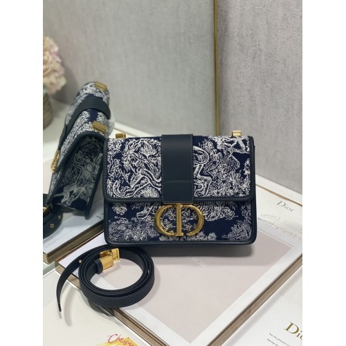 Dior 30 Montaigne Bag Blue Toile de Jouy Reverse Jacquard Dior 30 Montaigne Bag Blue Toile de Jouy Reverse Jacquard