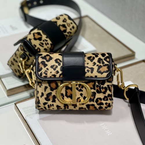 Dior 30 Montaigne Mini Box Beige Multicolor Mizza Pony-Hair Calfskin Dior 30 Montaigne Mini Box Beige Multicolor Mizza Pony-Hair Calfskin