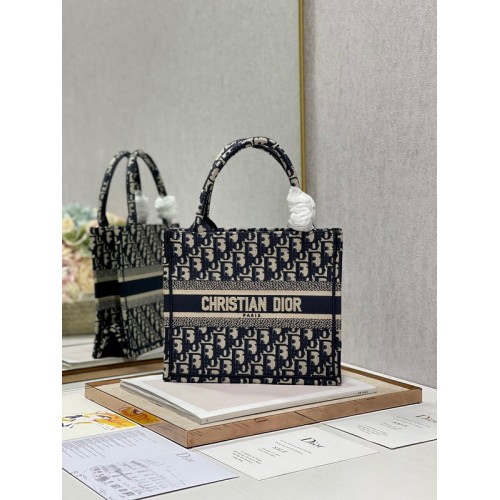 Dior Book Tote 26.5cm Blue D Dior Book Tote 26.5cm Blue D