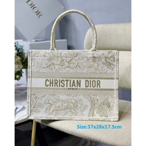 Dior Book Tote Bag Platinum Tiger Dior Book Tote Bag Platinum Tiger