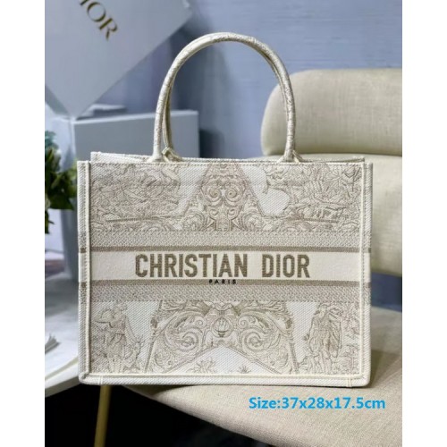 Dior Book Tote Bag Platinum Totem Dior Book Tote Bag Platinum Totem