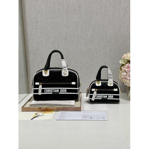 Dior Vibe Classic Bowling Bag Black Dior Vibe Classic Bowling Bag Black