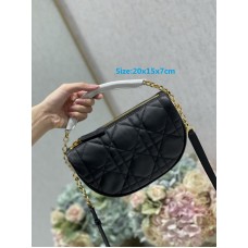 Dior Vibe Hobo Bag Black Cannage Lambskin Dior Vibe Hobo Bag Black Cannage Lambskin