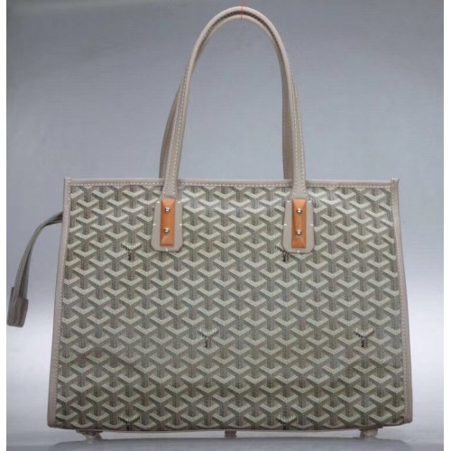 Goyard Goyardine Marquises Tote Grey Goyard Goyardine Marquises Tote Grey