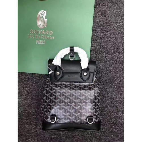 Goyard Alpin Coated MM Canvas Backpack Black Goyard Alpin Coated MM Canvas Backpack Black