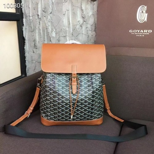 Goyard Alpin Coated MM Canvas Backpack Brown Goyard Alpin Coated MM Canvas Backpack Brown