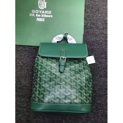 Goyard Alpin Coated MM Canvas Backpack Green Goyard Alpin Coated MM Canvas Backpack Green