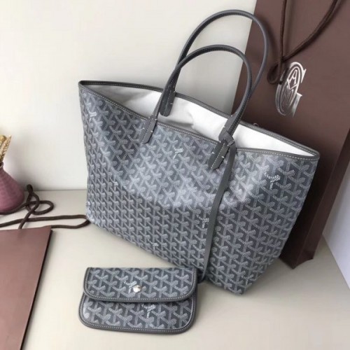 Goyard Saint Louis MM Tote Bag Dark Grey Goyard Saint Louis MM Tote Bag Dark Grey
