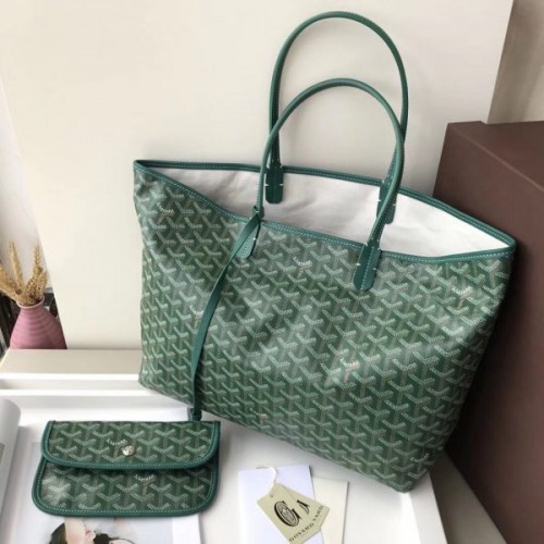Goyard Saint Louis MM Tote Bag Green Goyard Saint Louis MM Tote Bag Green