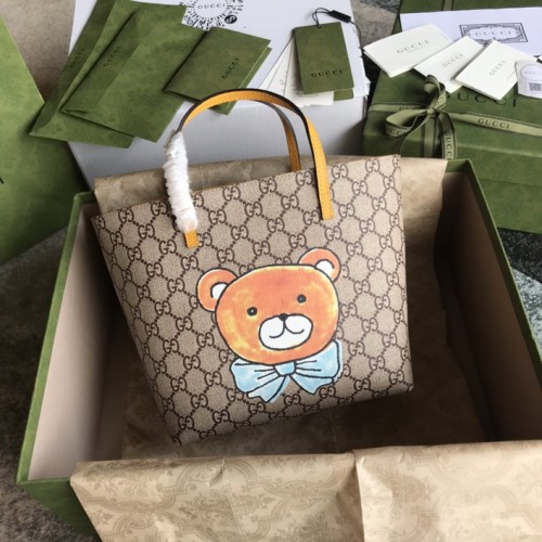 Gucci Tote Bag GG Supreme 410812 Beer Gucci Tote Bag GG Supreme 410812 Beer