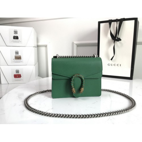 Gucci Dionysus leather mini bag 421970 Green Leather Gucci Dionysus leather mini bag 421970 Green Leather