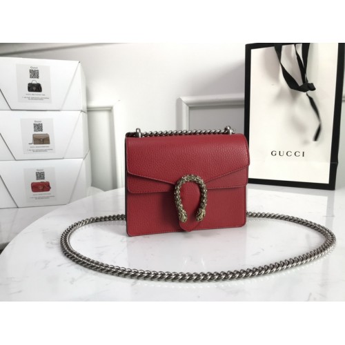 Gucci Dionysus leather mini bag 421970 Red Leather Gucci Dionysus leather mini bag 421970 Red Leather
