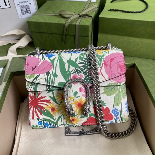 Gucci Dionysus leather mini bag 421970 White Leather Print Gucci Dionysus leather mini bag 421970 White Leather Print