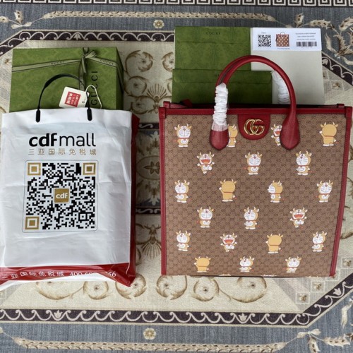 Gucci Medium Tote Bag 654345 Beige Doraemon Gucci Medium Tote Bag 654345 Beige Doraemon