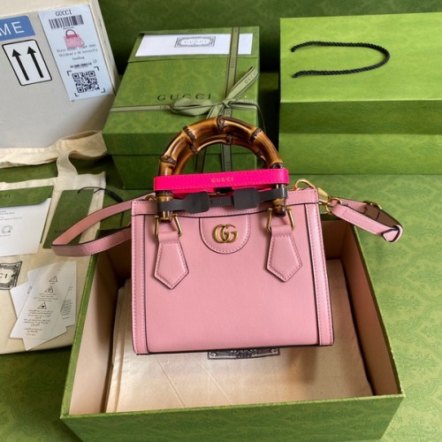 Gucci Diana Mini Tote Bag 655661 Pink Gucci Diana Mini Tote Bag 655661 Pink