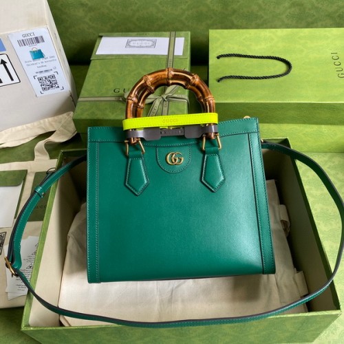 Gucci Diana Small Tote Bag 660195 Green Gucci Diana Small Tote Bag 660195 Green