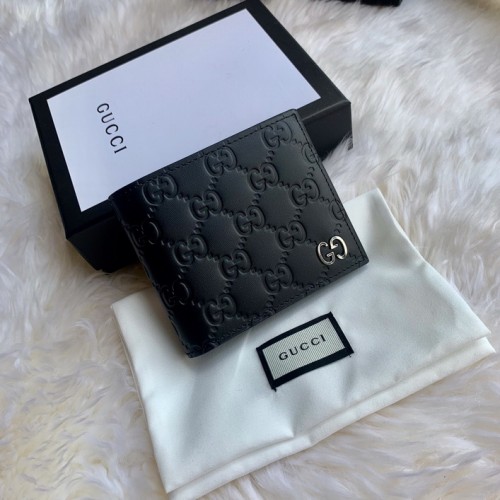 Gucci GG Supreme Folding Black Wallet 473916 Gucci GG Supreme Folding Black Wallet 473916