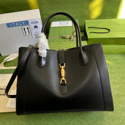 Gucci Jackie 1961 Large Tote Bag Black Gucci Jackie 1961 Large Tote Bag Black