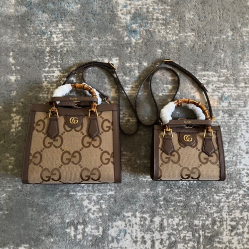 Gucci Diana Super Double G Bamboo Tote Bag Gucci Diana Super Double G Bamboo Tote Bag