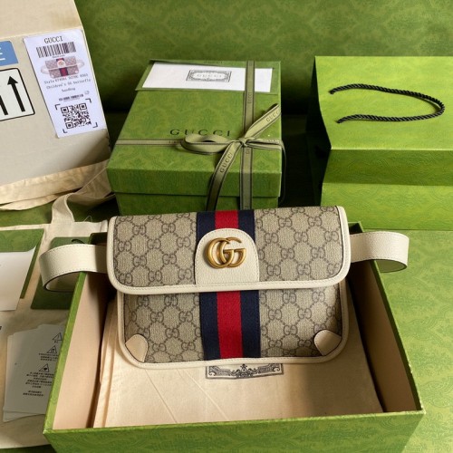 Gucci Neo Vintage GG Supreme Belt Bag White Gucci Neo Vintage GG Supreme Belt Bag White