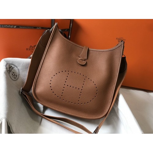 Hermes Evelyne Bag 0719 Caramel Hermes Evelyne Bag 0719 Caramel