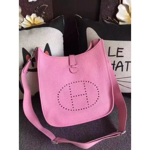 Hermes Evelyne Bag 0719 Pink Hermes Evelyne Bag 0719 Pink