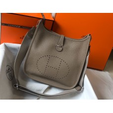 Hermes Evelyne Bag 0719 Turtledove Grey