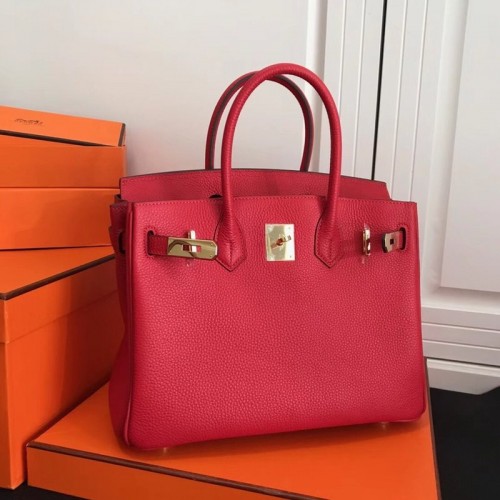 Hermes Birkin Original Togo Leather Red Hermes Birkin Original Togo Leather Red
