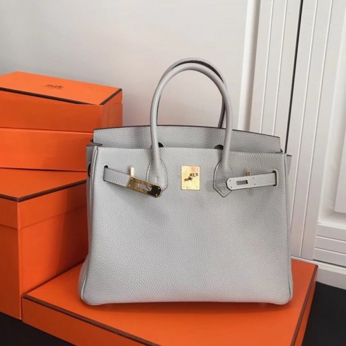Hermes Birkin Original Togo Leather Light Grey Hermes Birkin Original Togo Leather Light Grey
