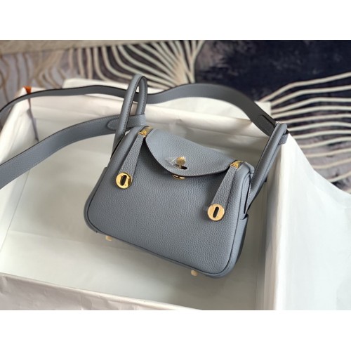 Hermès Mini Lindy Bag Grey Hermès Mini Lindy Bag Grey