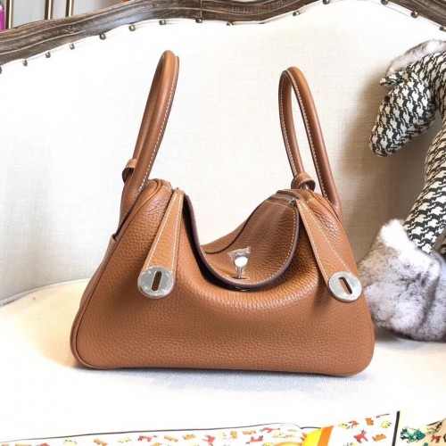 Hermès Lindy Bag Brown/Silver Hermès Lindy Bag Brown/Silver
