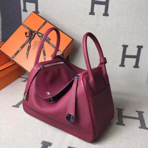 Hermès Lindy Bag Wine Red Hermès Lindy Bag Wine Red