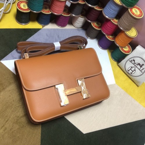 Hermes Constance 23cm(18cm) Bag Brown with Gold Hardware Hermes Constance 23cm(18cm) Bag Brown with Gold Hardware