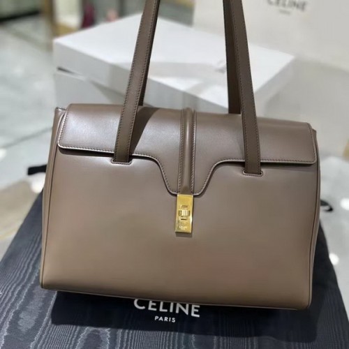 Hermès Medium Soft 16 Bag In Smooth Calfskin Dark Oak Hermès Medium Soft 16 Bag In Smooth Calfskin Dark Oak
