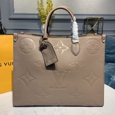 Louis Vuitton Monogram Empreinte Giant Onthego Bag Grey Louis Vuitton Monogram Empreinte Giant Onthego Bag Grey