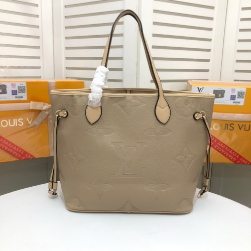 Louis Vuitton Neverfull Empreinte MM Apricot in Leather M40995 Louis Vuitton Neverfull Empreinte MM Apricot in Leather M40995