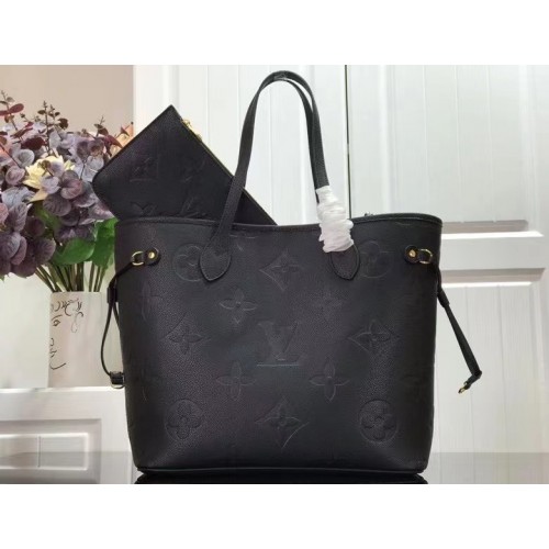 Louis Vuitton Neverfull Empreinte MM Black in Leather M40995 Louis Vuitton Neverfull Empreinte MM Black in Leather M40995