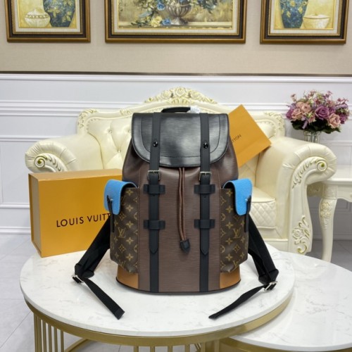 Louis Vuitton CHRISTOPHER Backpack Water ripple leather Louis Vuitton CHRISTOPHER Backpack Water ripple leather
