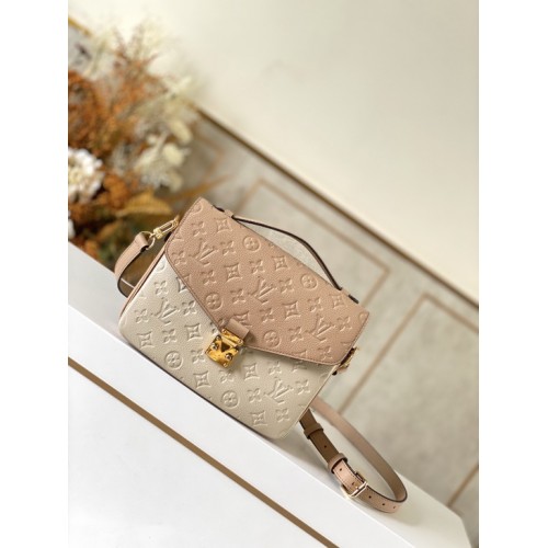 Louis Vuitton Pochette Metis Braided Monogram Empreinte M41487 Louis Vuitton Pochette Metis Braided Monogram Empreinte M41487