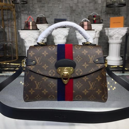Louis Vuitton Georges BB monogram M43866 Blue Louis Vuitton Georges BB monogram M43866 Blue